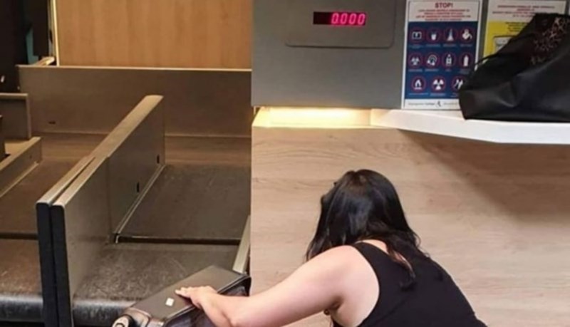 Cijela regija smije se fotki s aerodroma u Nišu, morate vidjeti što žena nosi u koferu