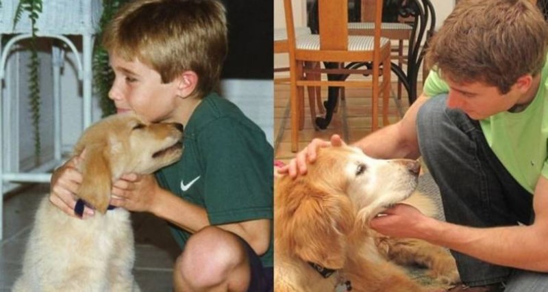 19 ljudi podijelilo je fotke svojih kućnih ljubimaca uz koje su odrasli, jako su dirljive