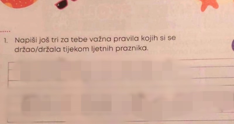 Učenik iz Dalmacije nasmijao je cijelu zemlju odgovorom na pitanje za zadaću, urnebesan je