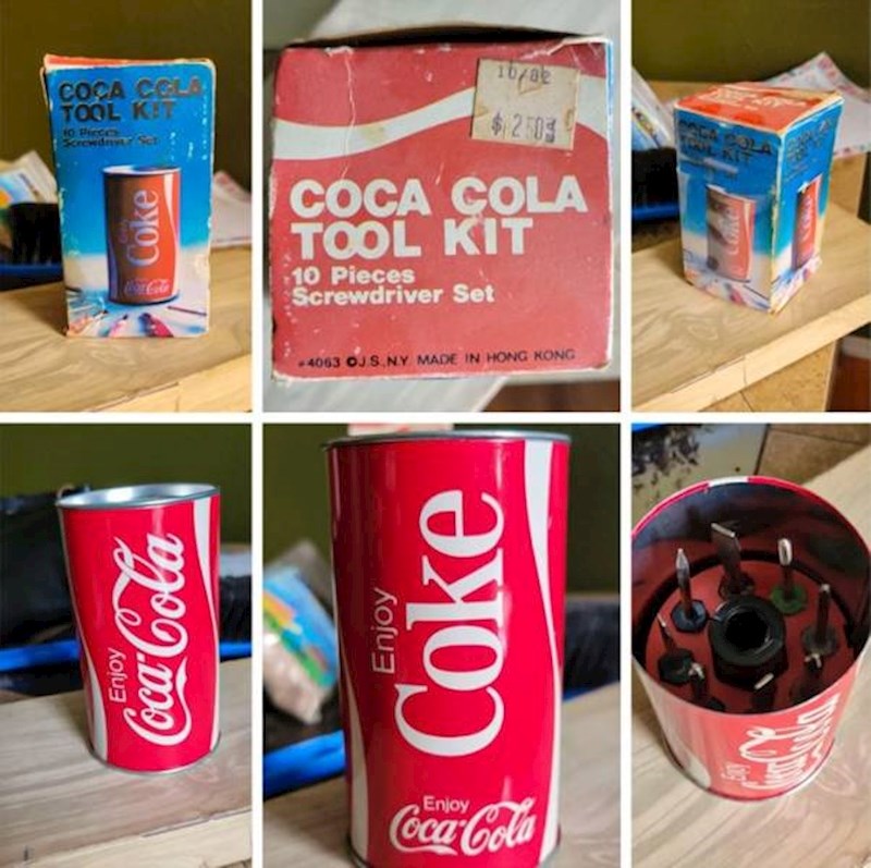 17. Pronašao sam stari djedov Coca-Cola alat.