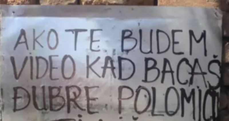 Tipu netko redovito baca smeće pred dvorište, njegov pokušaj rješavanja problema nasmijao je mnoge