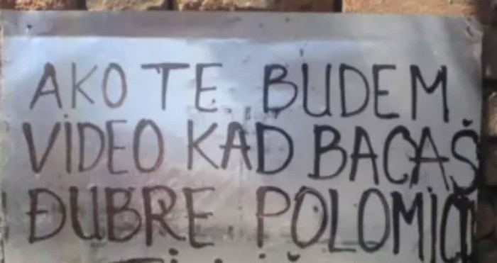 Tipu netko redovito baca smeće pred dvorište, njegov pokušaj rješavanja problema nasmijao je mnoge