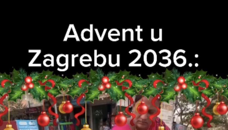 Snimka pokazuje kako će izgledati Advent u Zagrebu 2036., lajkalo ju je preko 3 tisuće ljudi