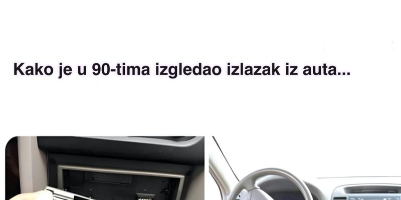 Fora pokazuje što su sve ljudi 90-ih radili prilikom izlaska iz auta, oduševila je tisuće na Fejsu