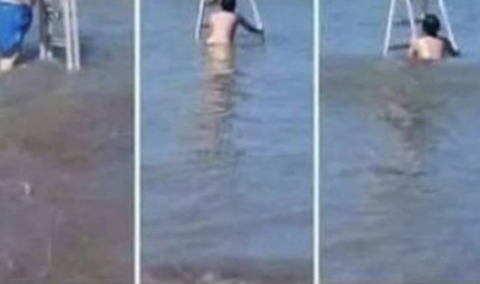 Fotka unuka i djeda na moru obišla je Balkan brzinom munje, morate vidjeti što rade u plićaku