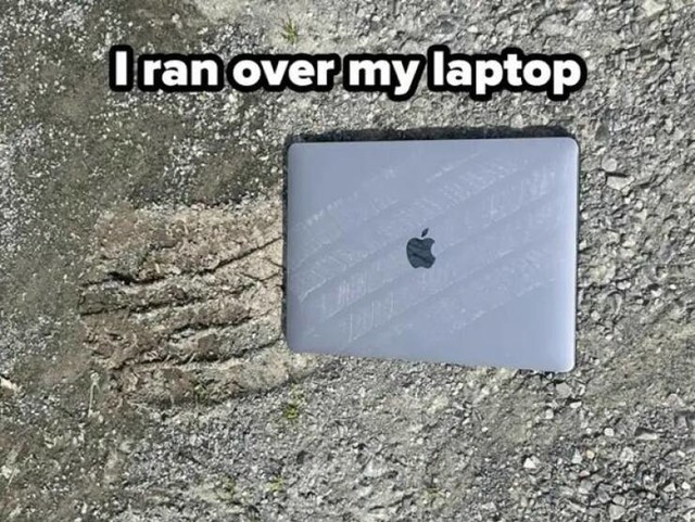 20. Pregazio sam svoj laptop
