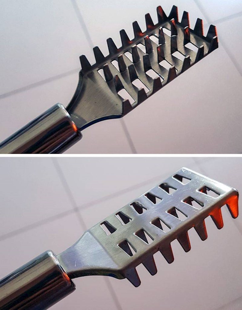 Ovo se koristi za uklanjanje ljusaka s riblje kože