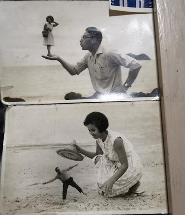 Moji baka i djed na Tajlandu, 60-ih. Kako li su samo postigli ovaj efekt?"