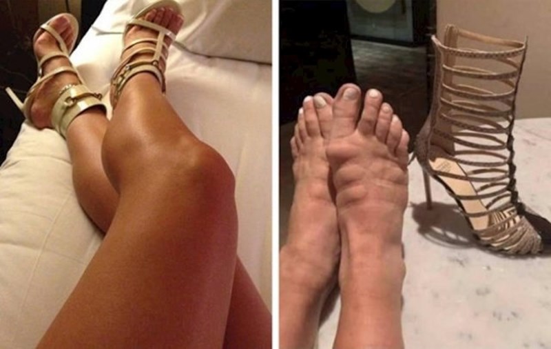 8. Kad druge žene nose štikle i kad ja nosim štikle