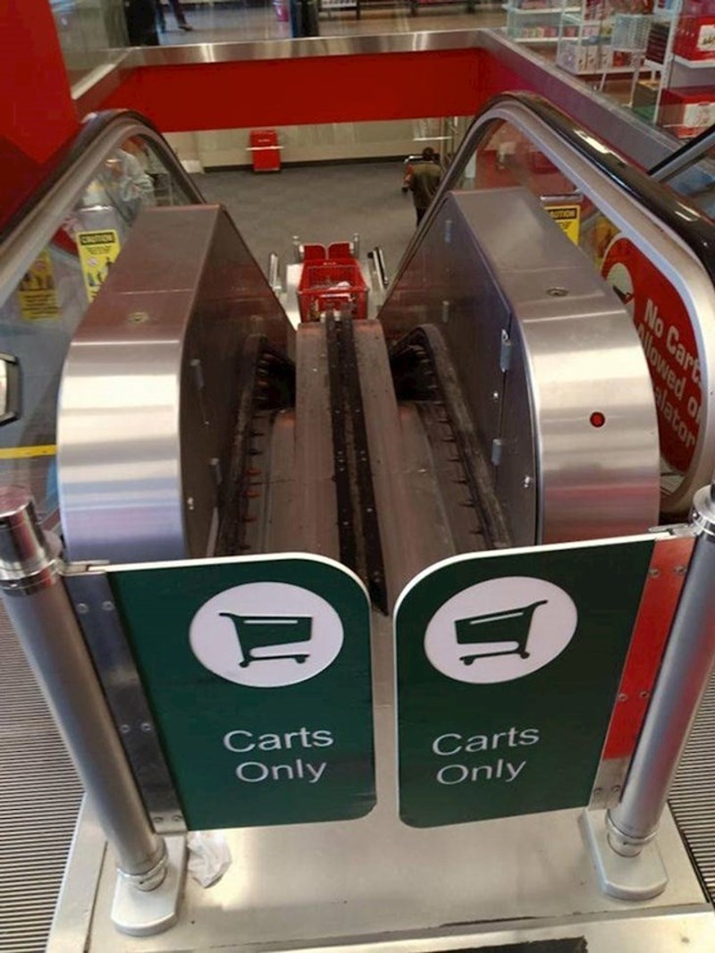 16. Eskalator za shopping kolica