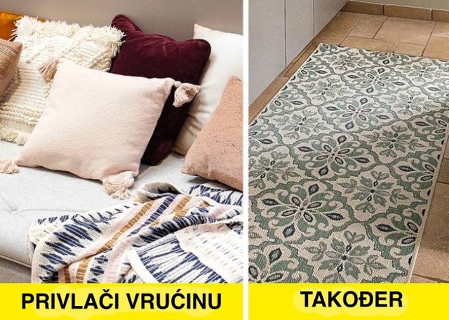 7. Riješite se teških tkanina