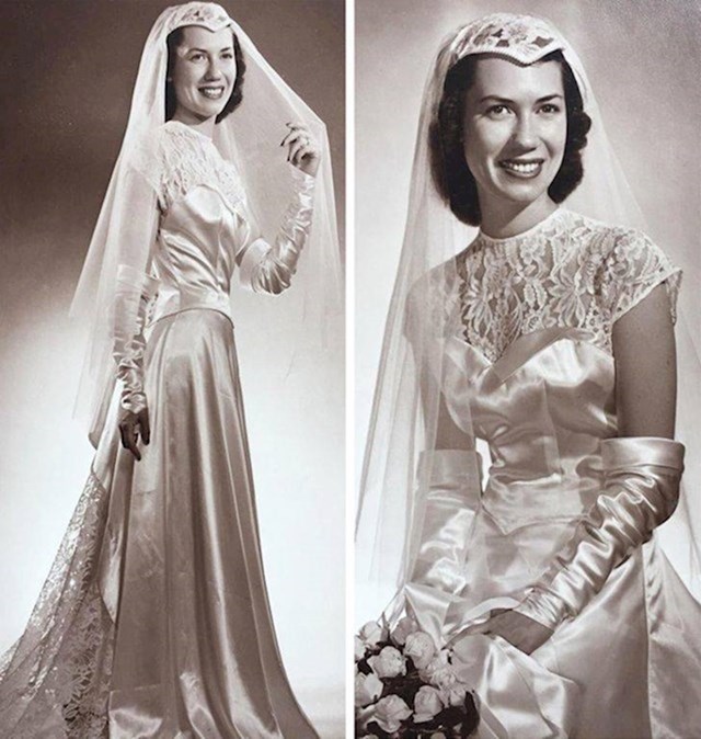 13. "Moja baka na svom vjenčanju 1940. godine."