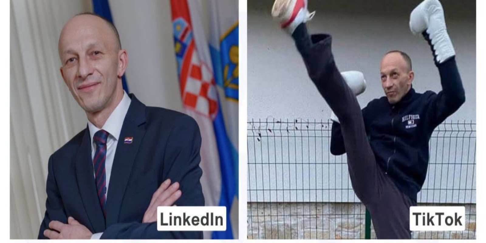 Fora na primjeru Ernesta Petryja pokazuje kako se ljudi različito prezentiraju na društvenim mrežama