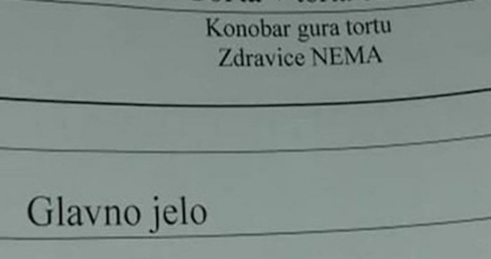 Bizarna greška u meniju zgrozila je uzvanike na krštenju, morate vidjeti kako su nazvali glavno jelo