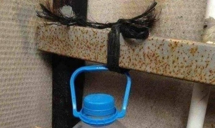 Radnik iz BiH napravio je držač za wc papir u zajedničkom toaletu i nasmijao kolege, fotka je hit