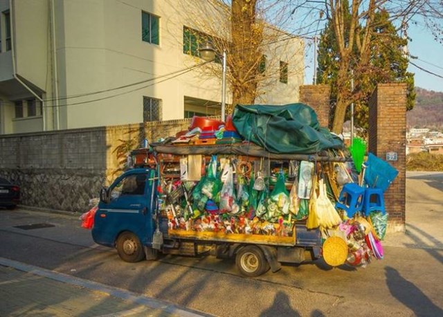 7. Simpatičan pokretni dućan u Seoulu