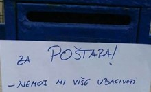 Tip je na sandučiću ostavio urnebesnu obavijest za poštara i nasmijao cijeli Balkan, fotka je hit