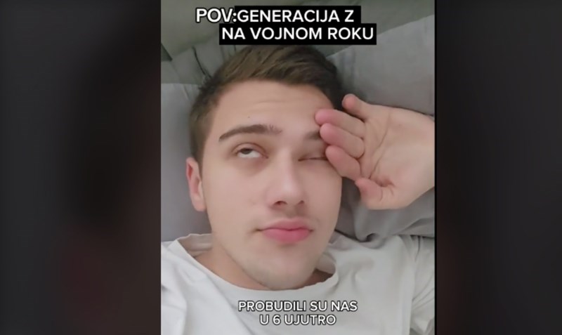 TikToker je pokazao kako bi to izgledalo da generacija Z služi vojni rok, plakat ćete od smijeha