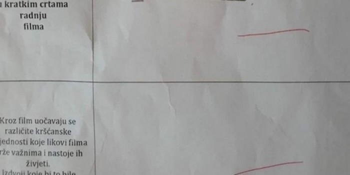 Učenik se pri rješavanju zadatka poslužio ironijom i naljutio profesoricu, a nasmijao cijelu zemlju