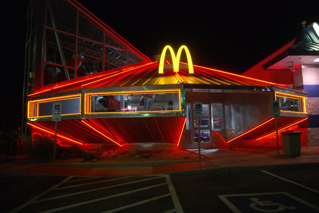 13. McDonald'sov restoran u Roswellu, gradiću poznatom po navodnom incidentu s NLO-ima