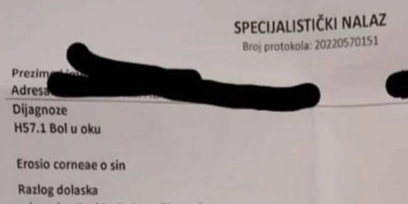 Nečiji specijalistički nalaz izazvao je salve smijeha na cijelom Balkanu, odmah ćete vidjeti zašto