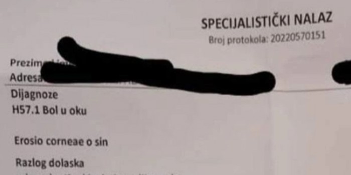 Nečiji specijalistički nalaz izazvao je salve smijeha na cijelom Balkanu, odmah ćete vidjeti zašto