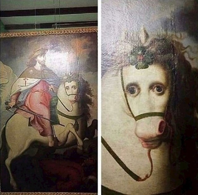 16. Urnebesan pokušaj slikanja konja