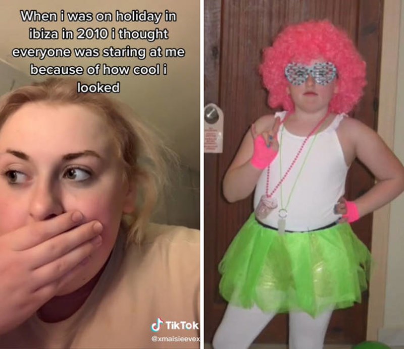 Kad sam 2010. godine bila s roditeljima na odmoru na Ibizi mislila sam da me svi gledaju jer sam jako kul