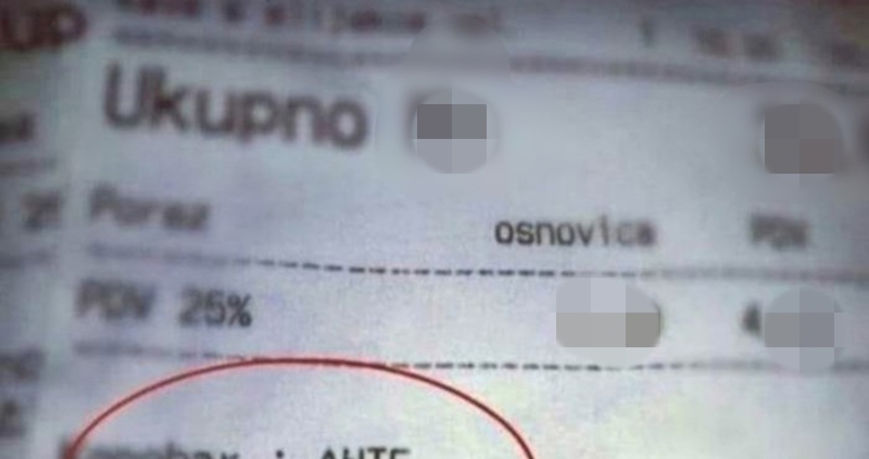 Naručio je kavu s mlijekom pa na računu primijetio zanimljiv detalj