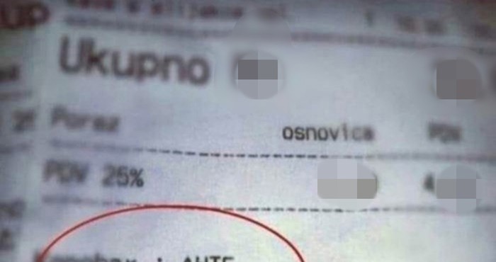 Naručio je kavu s mlijekom pa na računu primijetio zanimljiv detalj