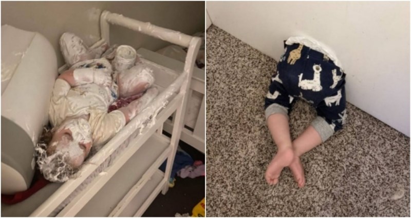 17 urnebesnih fotki na kojima se vidi da je život s malom djecom potpuno kaotičan