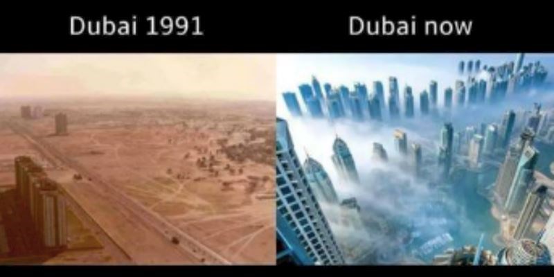 Ljudi masovno dijele foru o razlici između razvoja Dubaija i Balkana, da nije tužna bila bi smiješna