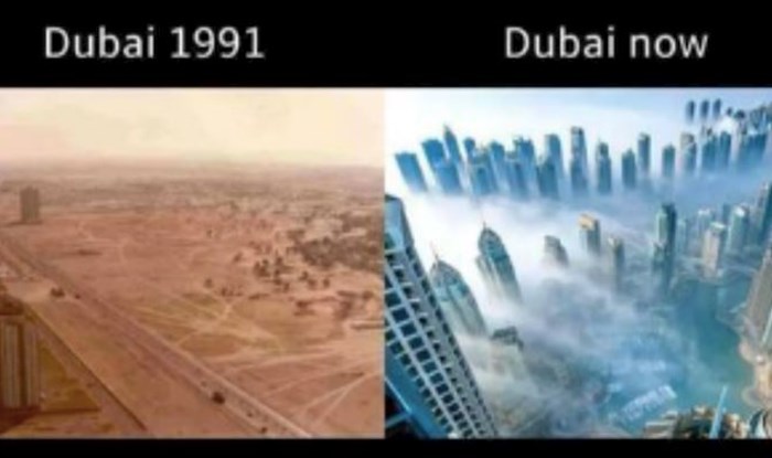 Ljudi masovno dijele foru o razlici između razvoja Dubaija i Balkana, da nije tužna bila bi smiješna