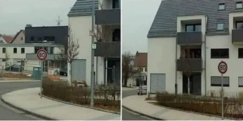 Prolaznik je na znaku za ograničenje brzine uočio nesvakidašnji detalj, fotka je teški hit na Fejsu