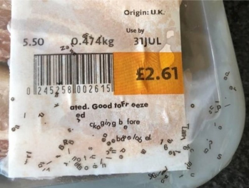 13. "Izvadila sam meso iz zamrzivača i vidjela da su se slova s natpisa razbacala..."