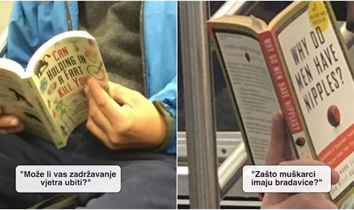 19 ljudi koji su u javnom prijevozu uhvaćeni kako čitaju knjige izuzetno bizarnih naslova