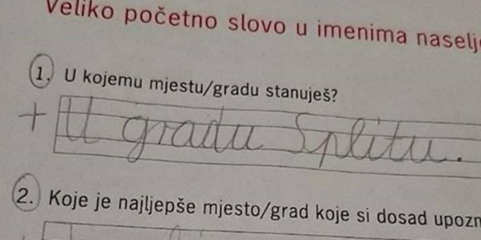 Dijete je iskrenim odgovorom u školskom zadatku oduševilo svoje roditelje, morate vidjeti ovaj hit