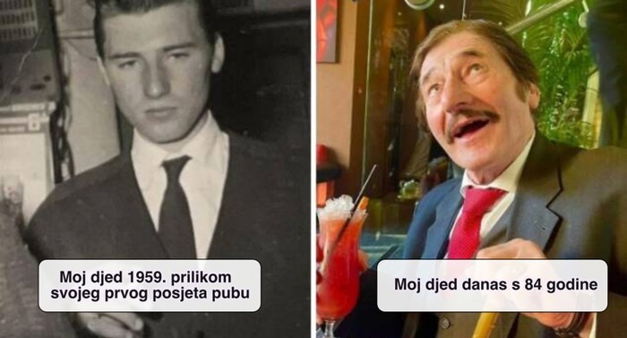 19 dirljivih fotki na kojima se vidi da se s vremenom ljudi mijenjaju, ali neke stvari ostaju iste