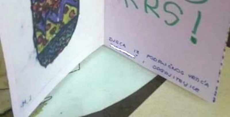 Djeca su u vrtiću radila uskršnje čestitke, fotka jedne je zbog urnebesne greške odmah postala hit