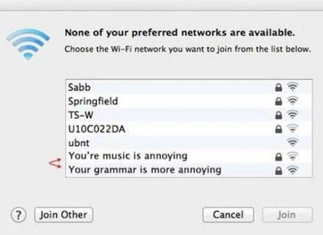 9. Susjedi koji se svađaju preko naziva WiFi mreže su nova razina