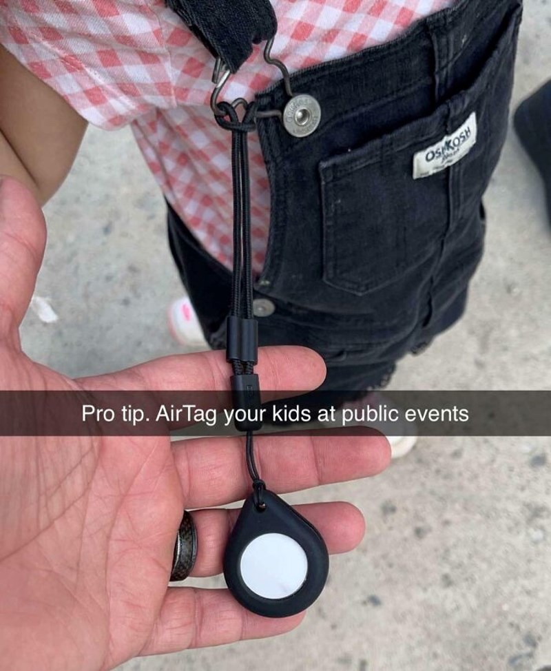 Na velikim događanjima uvijek AirTagam djecu
