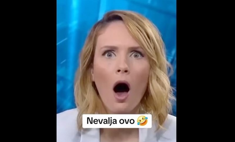 U emisiji uživo u Srbiji dogodio se nevjerojatan gaf, lice voditeljice sve govori