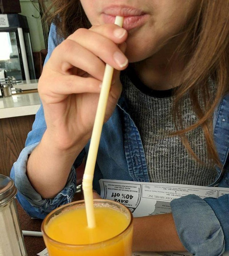 Naopako koristi slamku