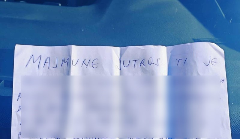 Splićanina je jutros dočekala bijesna poruka na autu, ali priča ima vrlo zanimljiv obrat