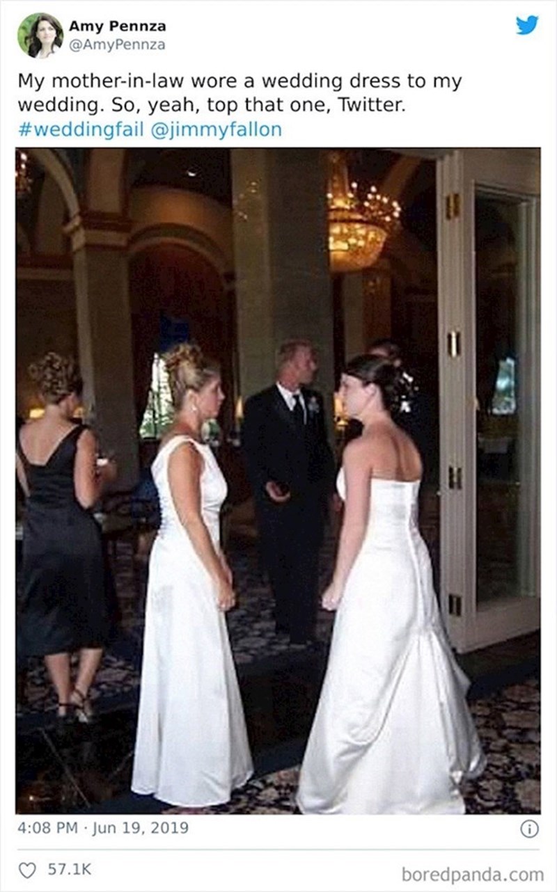 Definitivna pobjednica je ova patnica kojoj se svekrva na vjenčanju pojavila u vjenačnici