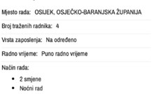 Masovno se dijeli oglas za posao iz Osijeka, ljudi pišu kako nije ni čudo da moramo uvoziti radnike
