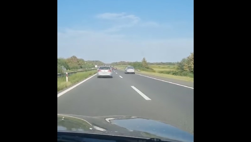 Austrijanac je uhvaćen kako radi nešto suludo na A1, pogledajte bizarnu snimku
