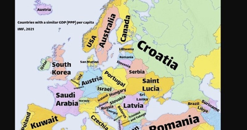 Ova mapa promijenit će vam način na koji gledate na svijet, kužite li što prikazuje?