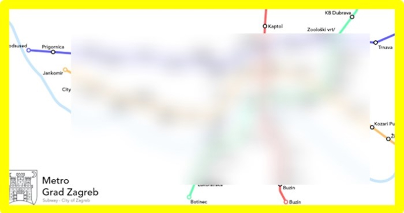 Netko je napravio prijedlog linija za metro u Zagrebu, dosta dobro izgleda