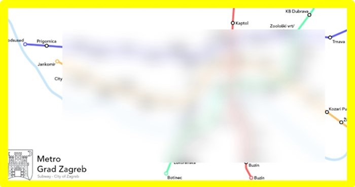 Netko je napravio prijedlog linija za metro u Zagrebu, dosta dobro izgleda